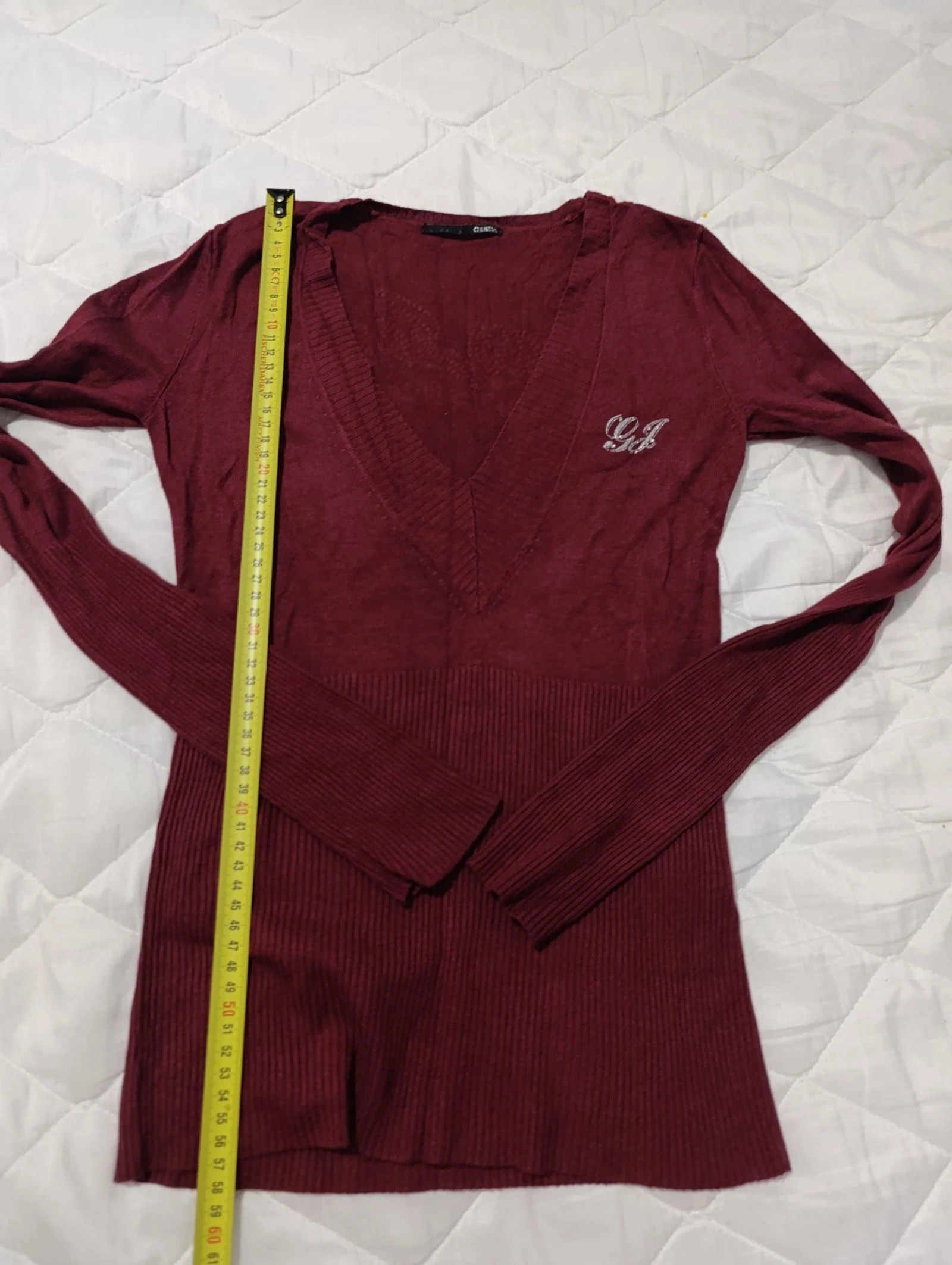Jersey burgundy Guess Jeans talla xs – photo 8